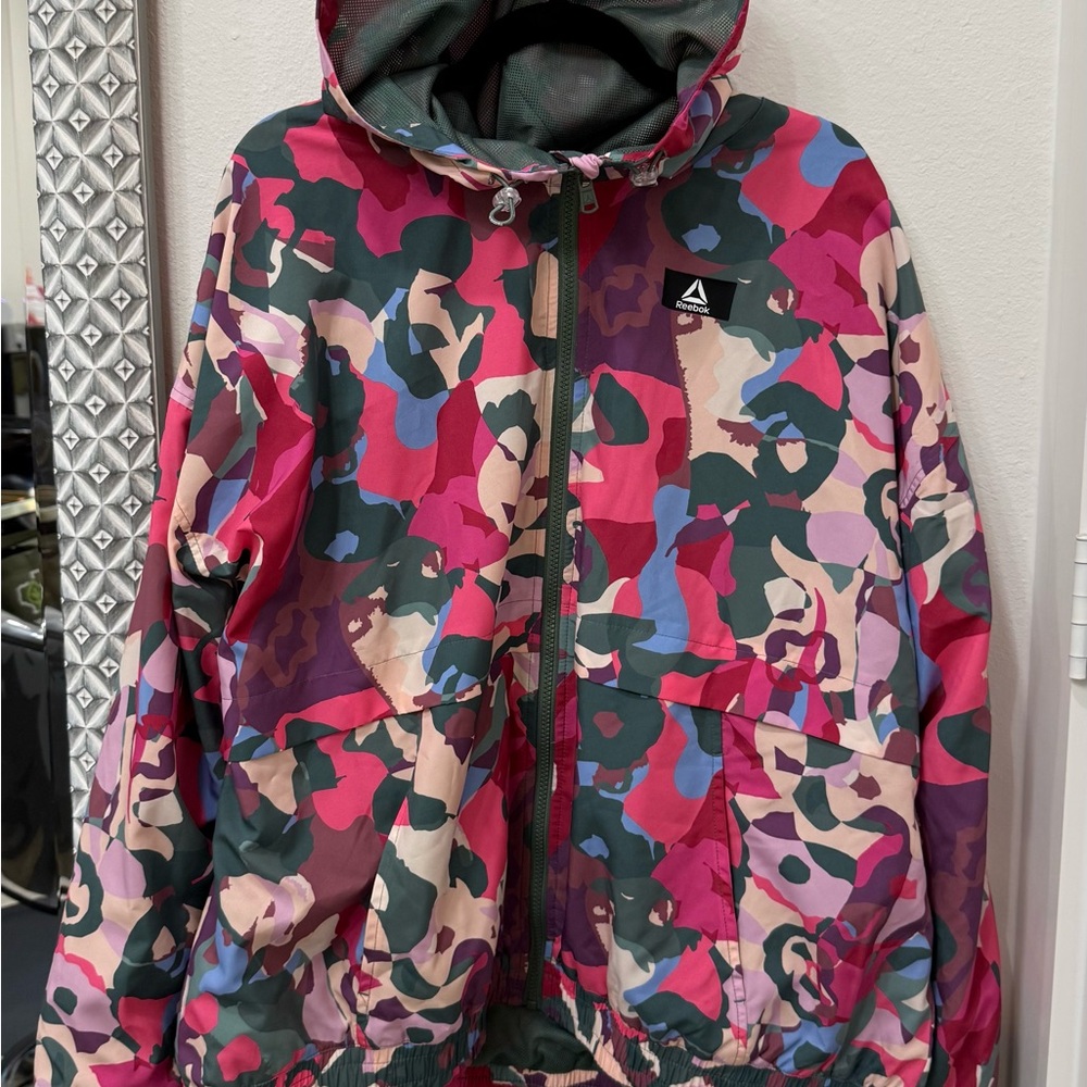 Reebok Women's Colorful Camouflage Utility Jacket